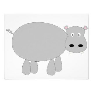 Quirky and cute cartoon hippo t shirts and gifts. personalized invitations