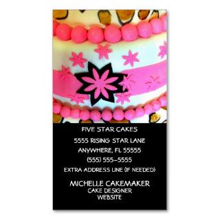 Cake Decorating Business Cards