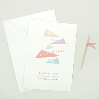 wonderful time thank you card by style & joy