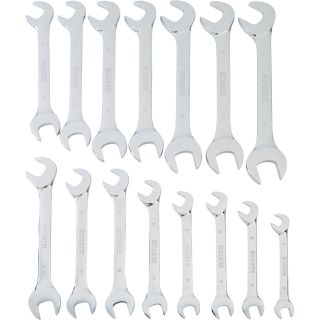Klutch 15-Pc. Metric Angle Wrench Set  Angle   Box Wrenches