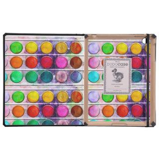Fine Art Fun Colorful Paint Color Box iPad Case