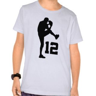 Baseball Player Uniform Number 12 Gift Tshirt