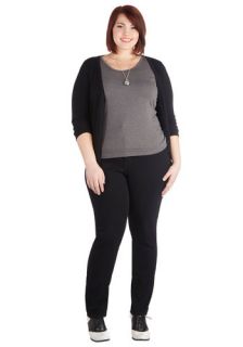 Chorus and Versatile Jeans in Black   Plus Size  Mod Retro Vintage Pants