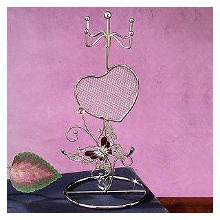 2013 Elegant Jewelry Holder   Gorgeous Butterfly Design Earring Holder (8" H), This Elegant Jewelry Holder Shows a Playful Side With a Cute Butterfly Design. It Allows You to Display Numerous Pairs of Earrings in a Decorative Way.No More Having Your E
