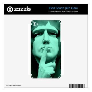 Shhhh iPod Touch 4G Skin