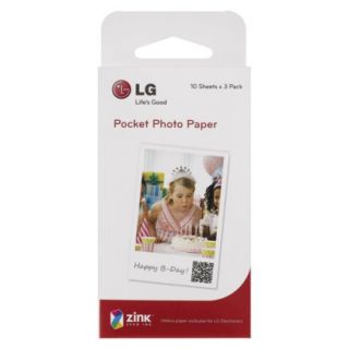 LG Pocket Photo Paper 2x3   30pk