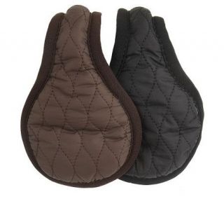 180s Set of 2 Quilted Ear Warmers w/Primaloft —