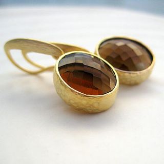 'mocha' earrings by evy designs