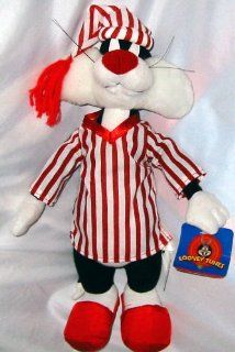 12" Looney Tunes Bedtime Sylvester Plush Toys & Games