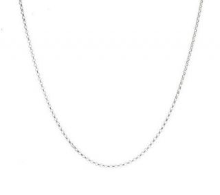 VicenzaGold 24 Polished Round Rolo Link Necklace 14K Gold, 1.3g —