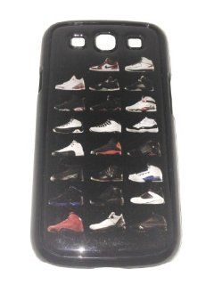 Shoes Showcase Jordan I   XXIII Galaxy S3 BLACK Plastic Case Cell Phones & Accessories