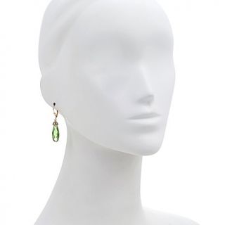 Statements by Amy Kahn Russell Helenite and White Topaz Drop Earrings