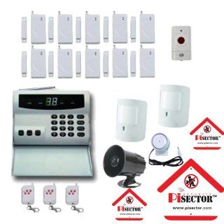 PiSector Wireless Home Security Alarm System Pet Immune DIY Kit with Auto Dial S02 Camera & Photo