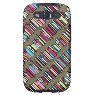 skew whiff book stack II Samsung Galaxy S3 Cover