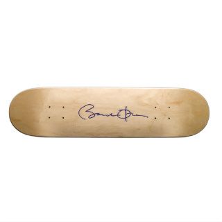 Barack Obama Signature Skate Board Deck