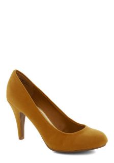Dash of Saffron Heel  Mod Retro Vintage Heels