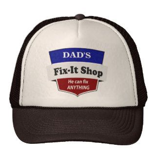 Dad's Fix it Shop   Handy Man Mr. Fix It DIY Trucker Hat