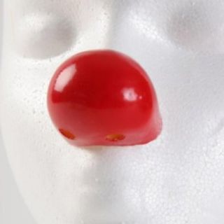 ProKnows Clown Noses   Style O   Gloss Red Costume Accessories Clothing