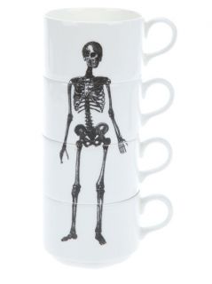 Phoebe Richardson Stackable Skeleton Coffee Mugs