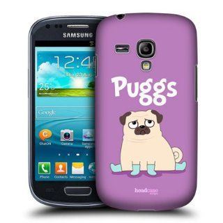 Head Case Designs Puggs Piper The Pug Hard Back Case Cover for Samsung Galaxy S3 III mini I8190 Cell Phones & Accessories