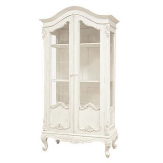 white french display cabinet by out there interiors