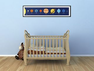 solar system art print by do not feed the pixels