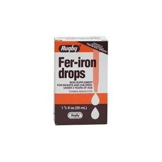 Rugby Fer iron iron supplement drops for infants and children under 4 years of age   50 ml Health & Personal Care
