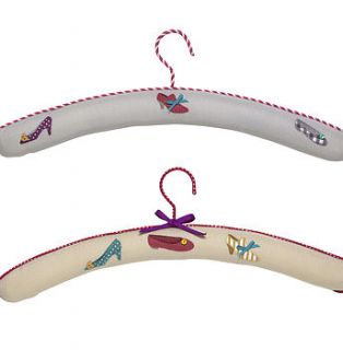 pair of shoe padded hangers by retreat home