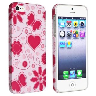 BasAcc Flower Rear Style 48 Rubber Coated Case for Apple iPhone 5/ 5S BasAcc Cases & Holders