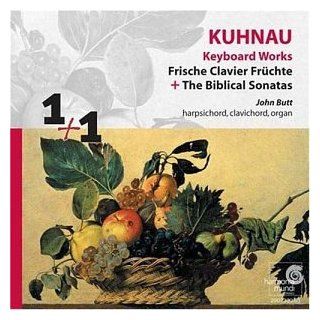 Kuhnau Keyboard Works (2 CD Set) Frische Clavier Frchte / Biblical Sonatas   John Butt Music