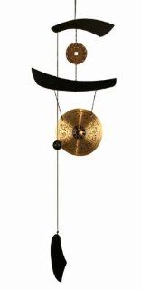 Large Brass Zen Art Feng Shui Gong Wind Chime   Asian Gong