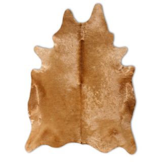 Pure Rugs Natural Cowhide Camel Rug