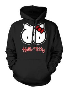 Hello Titty Kitty Kat Pervert ny Sexually Offensive Hoodie Sweatshirt Clothing