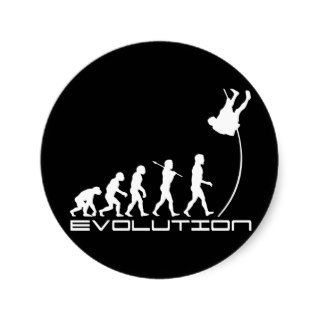 Pole Vault Evolution Stickers