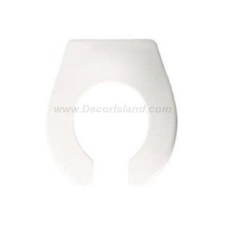 Church Baby/Toddler Bowl Open Front Plastic Toilet Seat W/ Sta Tite Hardware Less Cover 1580CT 000 White    