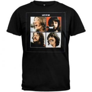 Beatles 'Let It Be' black t shirt [Apparel] Music Fan T Shirts Home & Kitchen