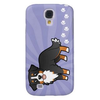Cartoon Bernese Mountain Dog Galaxy S4 Cases