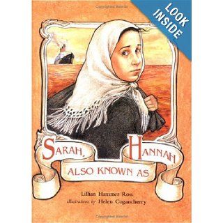 Sarah, Also Known as Hannah Lillian Hammer Ross, Helen Cogancherry 9780807572375  Kids' Books