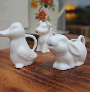 super cute animal milk jug by the forest & co
