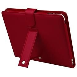 Red Leather Case with Mirror Screen Protector for Apple iPad Eforcity iPad Accessories