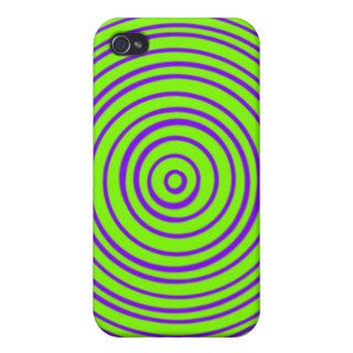 Oddisphere Purple Lime Optical Illusion Covers For iPhone 4