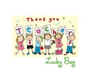 lucky bag teacher thank you gift by bijou gifts