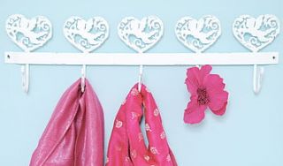 cupid hearts coat hanger by the heart store