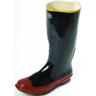 Diamond 01 Rubber Plain Toe Red Sole Protective Knee Boot, Size 10 Protective Safety Boots