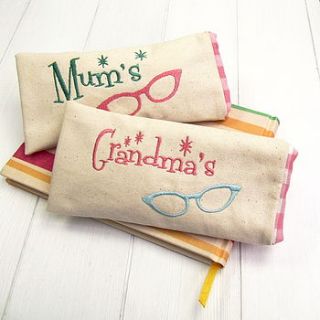 50's inspired personalised glasses case by angel lodge studio
