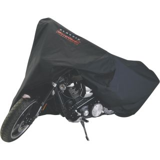 Classic Accessories Deluxe Motorcycle Cover — Sport, Black, Model# 73867  Motorcycle Covers