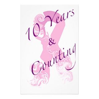Breast Cancer Survivor Personalized Stationery