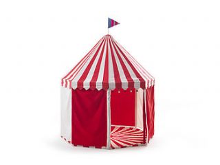 strawberries and cream circus play tent by the glam camping company