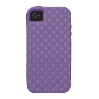 DIY Purple Polka Dot Background Make It Yourself iPhone 4/4S Case