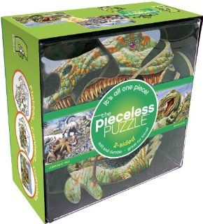 Jurassic Age/Dinoscape 2 Sided Pieceless Puzzle Toys & Games